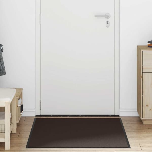 vidaXL Ovimatto ruskea 90x150 cm