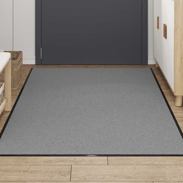 vidaXL Dørmatte Grå 115x200 cm