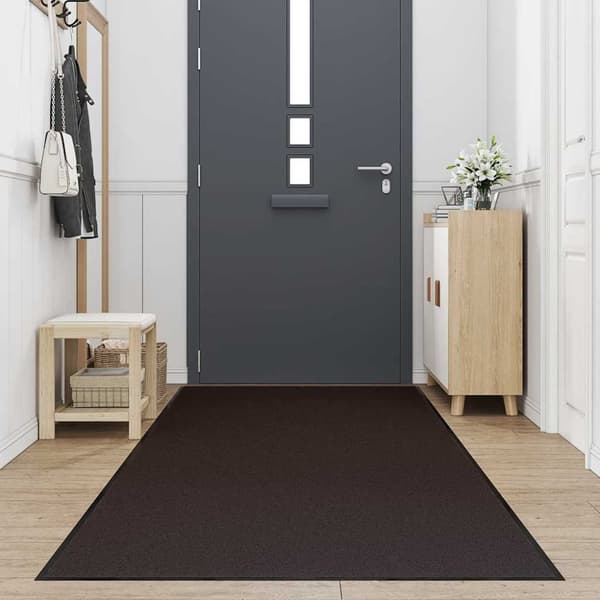 vidaXL Ovimatto ruskea 115x400 cm
