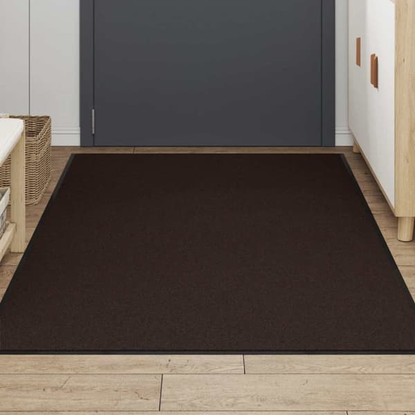 vidaXL Dørmatte Brun 115x200 cm