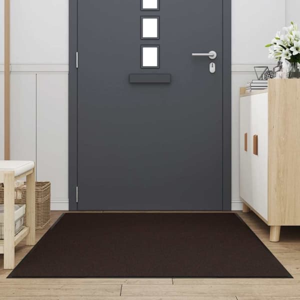 vidaXL Dørmatte Brun 115x200 cm