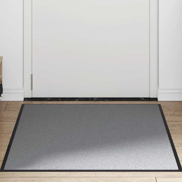 vidaXL Dørmatte grå 80x120 cm