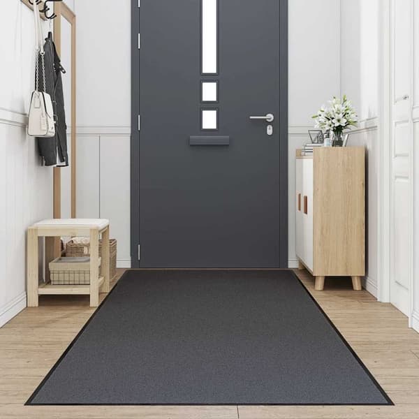 vidaXL Dørmatte Antrasitt 115x300 cm