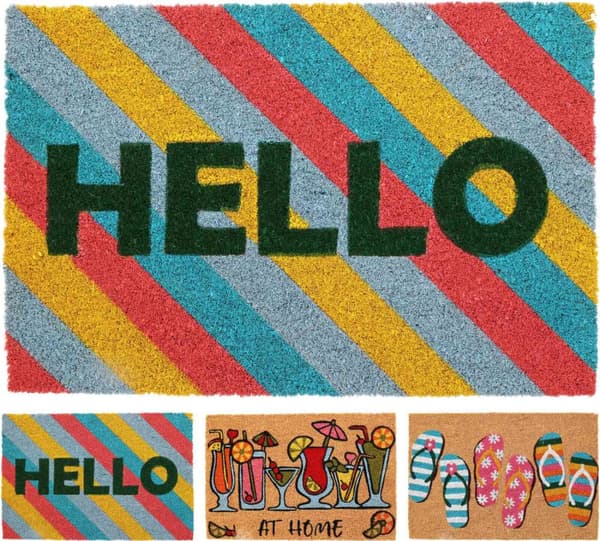 Dörrmatta Hello 59x39 cm