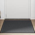 Miniatyrbillede 3 af 7: vidaXL Dørmåtte Stribe Sort og Grå 90x120 cm
