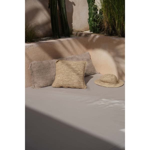 Rootz Raffia kuddfodral - Örngott - Dekorativt fodral - Naturliga vibbar - 40 cm x 40 cm