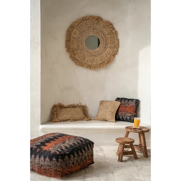 Rootz Raffia kuddfodral - Örngott - Dekorativt fodral - Naturliga vibbar - 40 cm x 40 cm