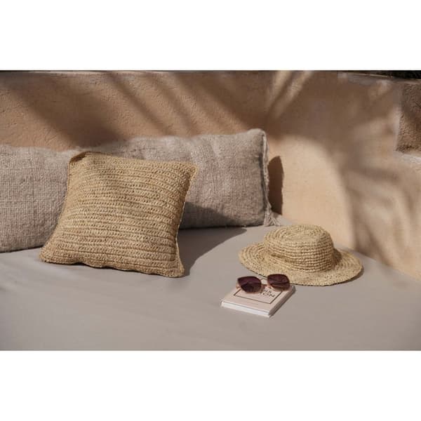 Rootz Raffia kuddfodral - Örngott - Dekorativt fodral - Naturliga vibbar - 40 cm x 40 cm