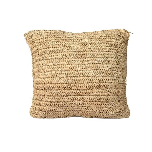 Rootz Raffia kuddfodral - Örngott - Dekorativt fodral - Naturliga vibbar - 40 cm x 40 cm