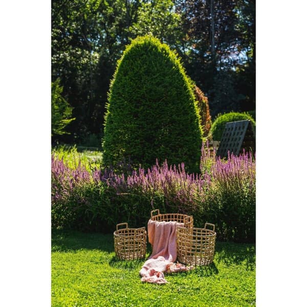 Rootz Luxury Salmon Pink håndvævet bomuldsplaid - tæppe - hygge plaid - silkelook - 170 cm x 130 cm x 3,5 cm