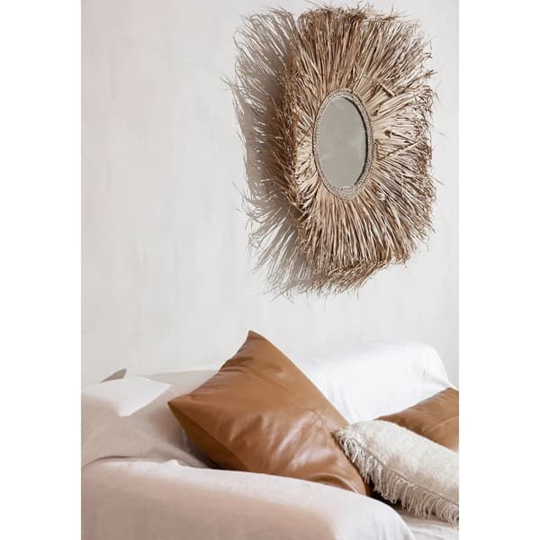 Rootz Four Panel Läderkuddfodral - Camel - Läderkuddfodral - Kuddfodral - Chic Style - 40cm x 40cm