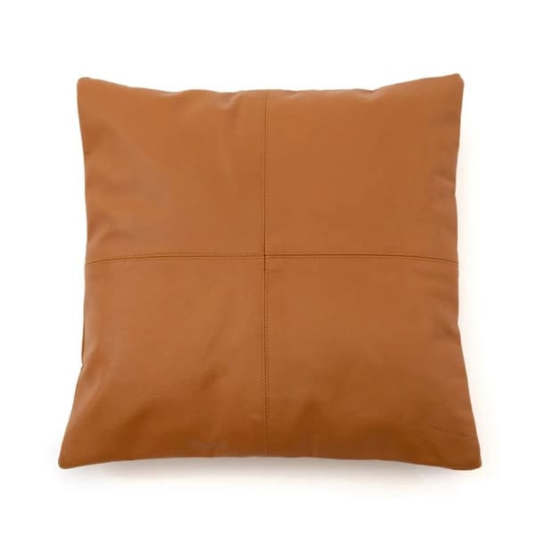 Rootz Four Panel -nahkatyynyn kansi - Camel - Nahkatyynyn kansi - Tyynyliput - tyylikäs tyyli - 40 cm x 40 cm