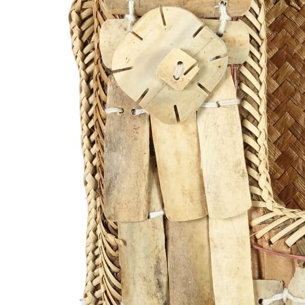 Rootz The Warrior på stativ - Konstverk - Skulptur - Buffalo Bone - Unikt mittpunkt - 10 cm x 40 cm x 80 cm