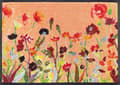 Miniatyrbild 3 av 4: Paillasson Vildblommor smutsavvisande matta tvättbar i olika storlekar tvätt+tork design