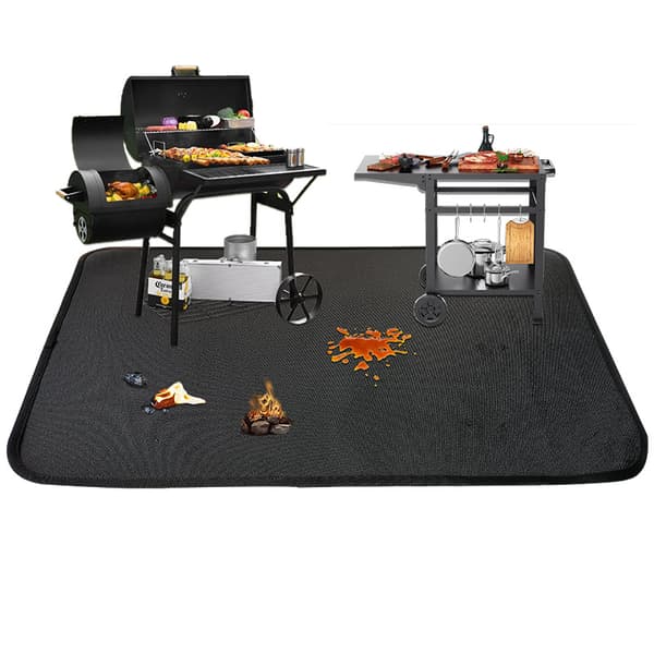 INF Silikon- og glassfiberbrannmatte - 122 x 229 cm