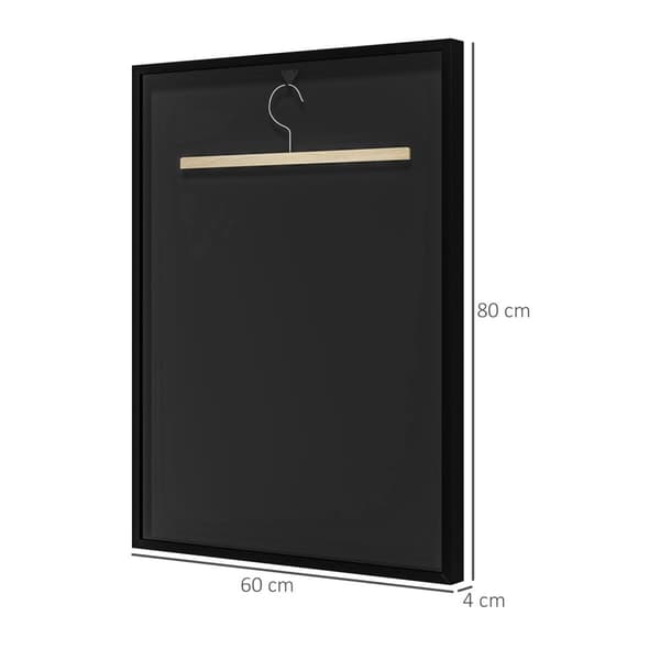 Rootz Frame Box T -Frame - Jersey -näyttökotelo - Sports Memorabilia Frame - UV -suojaus - 60 cm x 80 cm x 4cm