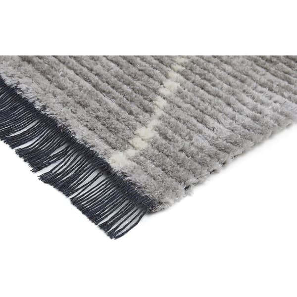 Rootz Shaggy -matto reunoilla - aluematto - Pehmeys ja mukavuus - Polyesterin eleganssi - 230 x 160 x 2,1 cm