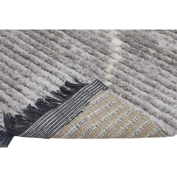 Rootz Shaggy -matto reunoilla - aluematto - Pehmeys ja mukavuus - Polyesterin eleganssi - 230 x 160 x 2,1 cm