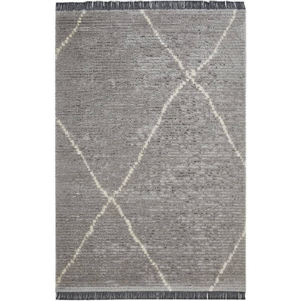 Rootz Shaggy Rug With Fringes - Area Rug - Softness & Comfort - Polyester Elegance - 230 x 160 x 2,1 cm