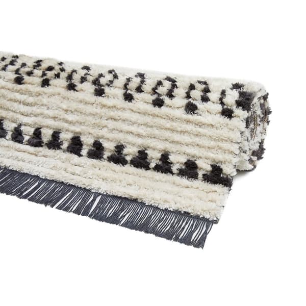 Rootz Shaggy -matto reunoilla - alueen matto - pehmeä lattiamatto - ylellisesti pehmeä - 230 cm x 160 cm x 2,1 cm