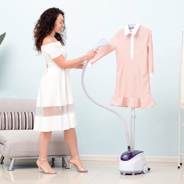 Rootzin pystysuuntainen höyrylaiva ja höyryrauta - vaatteet Ironing - vaatehöyrylaiva - 1,8 litran säiliö - 1800W - 30 g/min - 22x30x22cm - teleskoopp