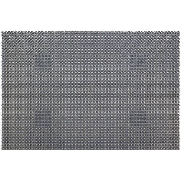 Gazongrat matta - IDMAT - 40x60 cm - Grå - Utomhusdörrmatta i polyeten