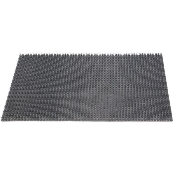 Gazongrat matta - IDMAT - 40x60 cm - Grå - Utomhusdörrmatta i polyeten