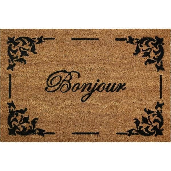 Tapis av kokosnötsfiber naturlig hej 40x60cm