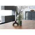 Miniatyrbild 6 av 7: Rootz Green Glass Vase - Decorative Vase - Modern Glass Vase - Lägger till elegans - Ø12x25 cm