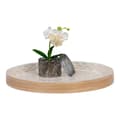 Miniatyrbild 2 av 4: Rootz Bambu -bricka - serveringsfack - Dekorativt bricka - miljövänligt - 40 cm x 40 cm x 3,5 cm beige
