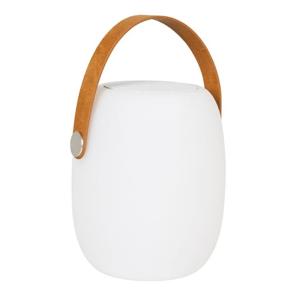 Rootz Cardiff LED -lampa - uppladdningsbart ljus - Bluetooth -högtalare - Portable - 18cm x 18 cm x 21cm