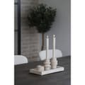 Pikkukuva 8 / 8: Rootz Tealight Holder -sarja - Travertine -kynttilänjalka - luonnonkivi - 7cm x 7cm x 4,5 cm - tyylikäs kodinsisustus