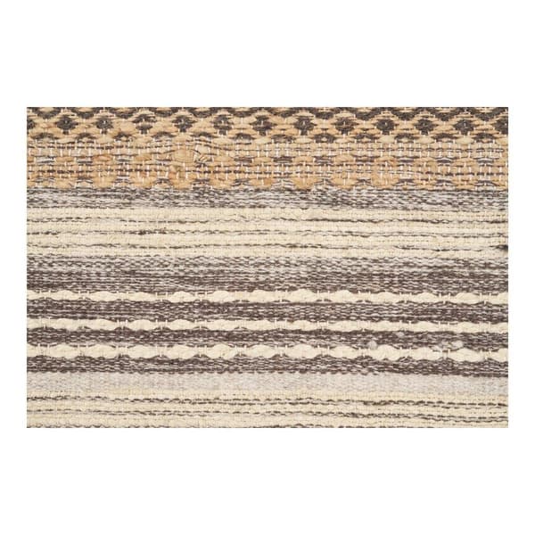 Rootzin käytävä juoksija - käsin kudottu matto - luonnollinen/norsunluu - juutti villasekoitus - lisää lämpöä - 80 cm x 180cm