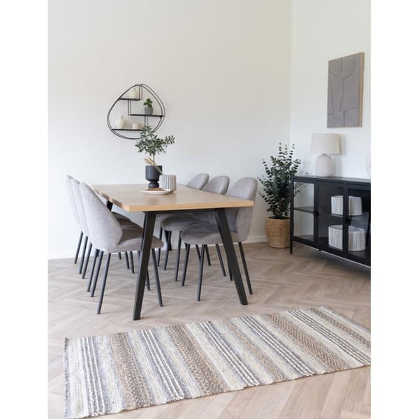 Rootzin käytävä juoksija - käsin kudottu matto - luonnollinen/norsunluu - juutti villasekoitus - lisää lämpöä - 80 cm x 180cm