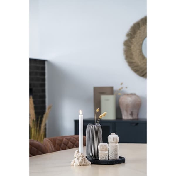 Rootz Cement Decoration - Cement Ornament - Dekorativ accent - Unik design - 6,5 cm x 6,5 cm x 15 cm
