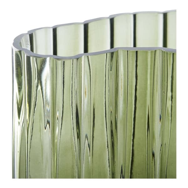 Rootz Modern Glass -maljakko - Koristeellinen maljakko - Kukkapidike - Ainutlaatuinen muotoilu - 21x12x26,5 cm