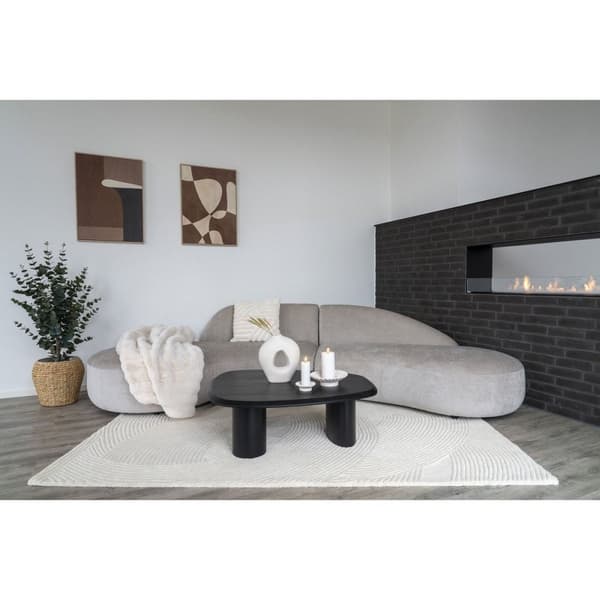 Rootz Hand Tufted Rug - Norsunluu matto - Beige -villamato - Ylellinen lämpö - 160 cm x 230cm x 1cm