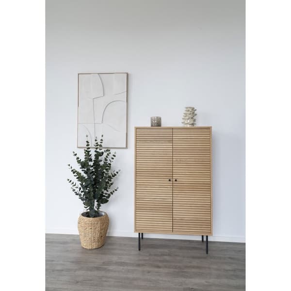 Rootz keramisk dekoration - keramisk skulptur - beige prydnad - stilfull heminredning - 18 cm x 15 cm x 24 cm