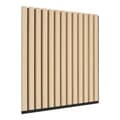 Miniatyrbild 2 av 2: Rootz Acoustic Panel - Sound Absorber - Noise Reducer - Förbättrar Acoustics - 52 cm x 52 cm x 2,2 cm Oak Look Wood Faneer