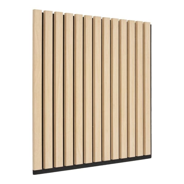 Rootz Acoustic Panel - Sound Absorber - Noise Reducer - Förbättrar Acoustics - 52 cm x 52 cm x 2,2 cm Oak Look Wood Faneer