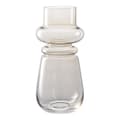 Miniatyrbild 1 av 7: Rootz Glass Vase - Smoked Brown Vase - Glass Jar - Elegant Home Decor - 15cm x 15 cm x 31 cm