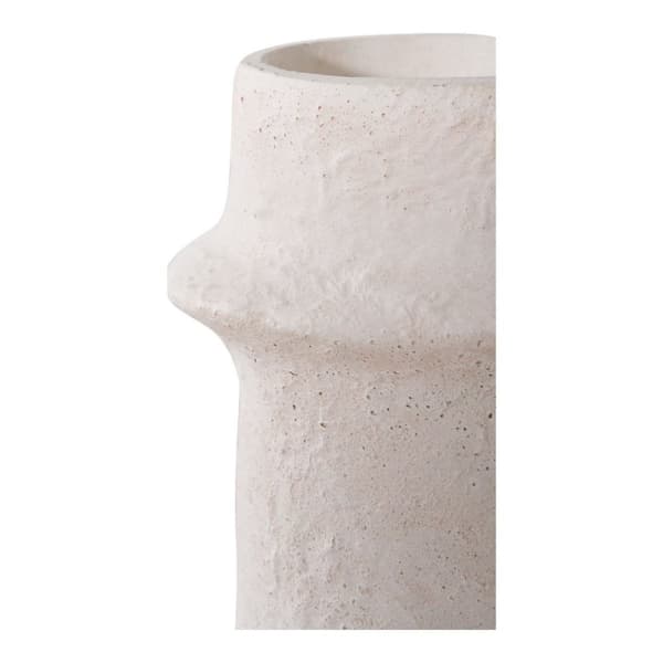 Rootz Cement -kynttilänhaltijajoukko - Valkoinen - keraamiset kynttilänjalat - tyylikäs sisustus - 10,81 cm x 10,61 cm x 8,22 cm