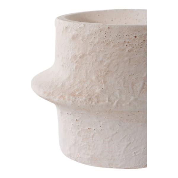 Rootz Cement -kynttilänhaltijajoukko - Valkoinen - keraamiset kynttilänjalat - tyylikäs sisustus - 10,81 cm x 10,61 cm x 8,22 cm