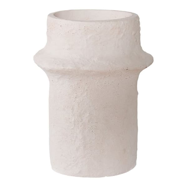 Rootz Cement -kynttilänhaltijajoukko - Valkoinen - keraamiset kynttilänjalat - tyylikäs sisustus - 10,81 cm x 10,61 cm x 8,22 cm