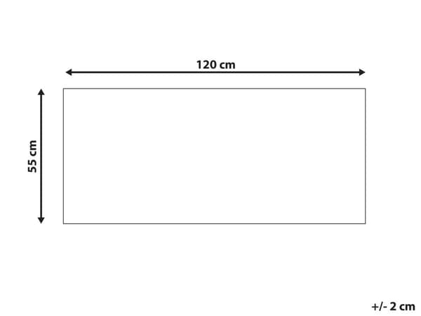 Dørmatte Natural Coir PVC-bakside Anti-skli 55 x 120 cm Hjem Tassetrykk Motiv Moderne Innendørs Dekorasjon