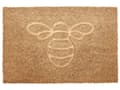 Miniatyrbillede 1 af 6: Dørmåtte Naturlig Kokosfiber med skridsikker PVC-bagside 40 x 60 cm Tekstmotiv Moderne Stil