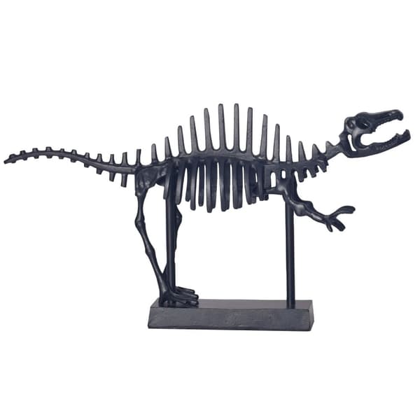 Rootz Dekorativ T -Rex -staty - Modern dinosaurifigur - Handgjord skulptur - Unik design - 62 cm x 32,5 cm x 12 cm