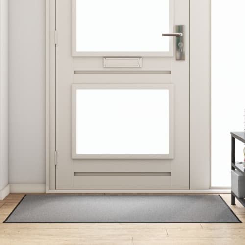 Rektangulär Dörrmatta Grå 90x150 cm