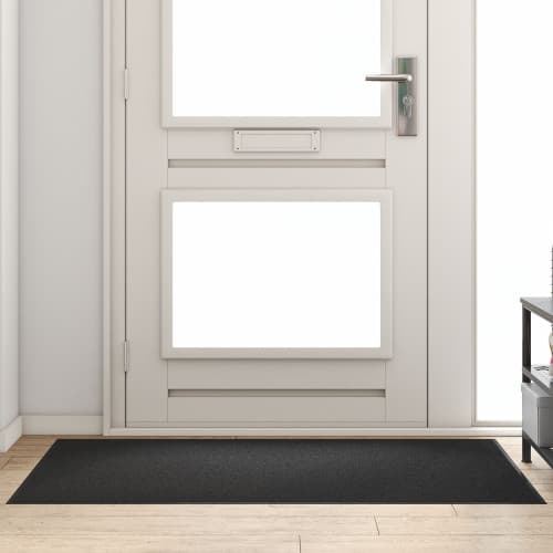 Dörrmatta Rektangulär Svart 90x150 cm