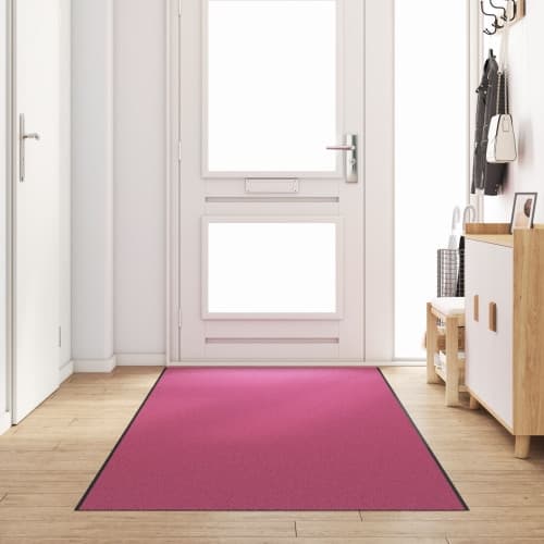 Tvättbar Rosa Dörrmatta 120x350 cm
